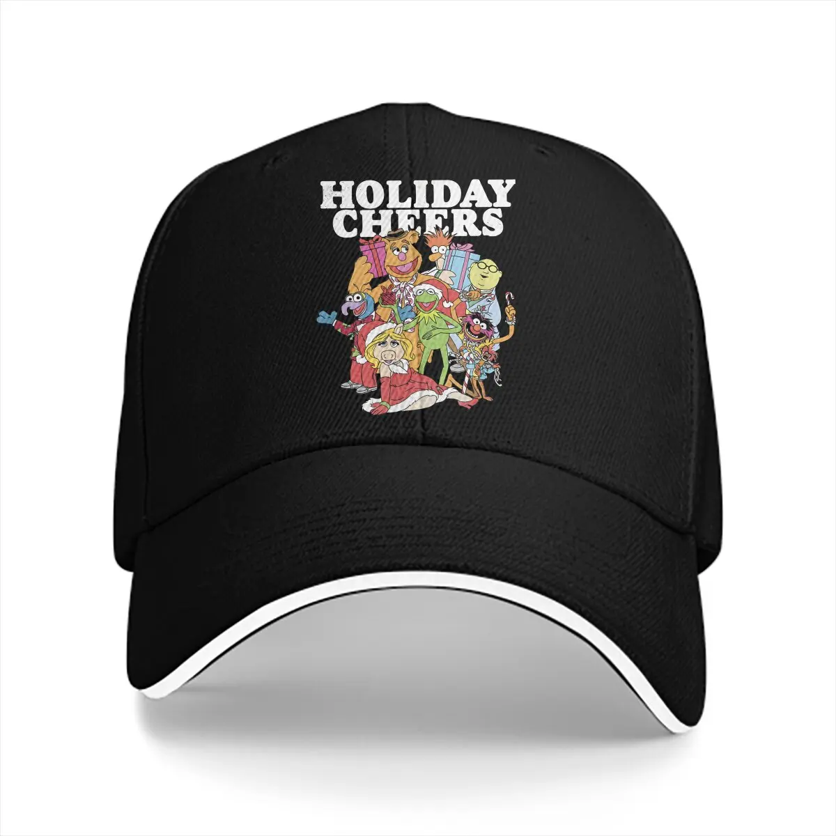 Christmas Holiday Cheers The Muppet Show Multicolor Hat Peaked Women's Cap Personalized Visor Protection Hats