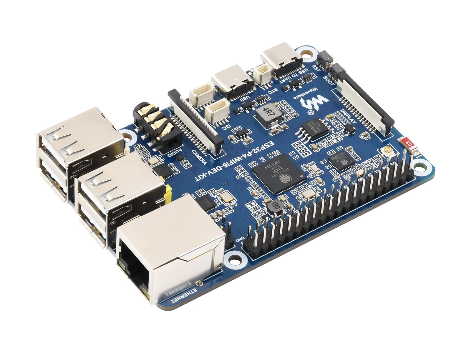 Waveshare ESP32-P4-WIFI6-DEV-KIT High-Performance Development Board, Based On ESP32-P4 and ESP32-C6,Supports Wi-Fi 6 Bluetooth 5