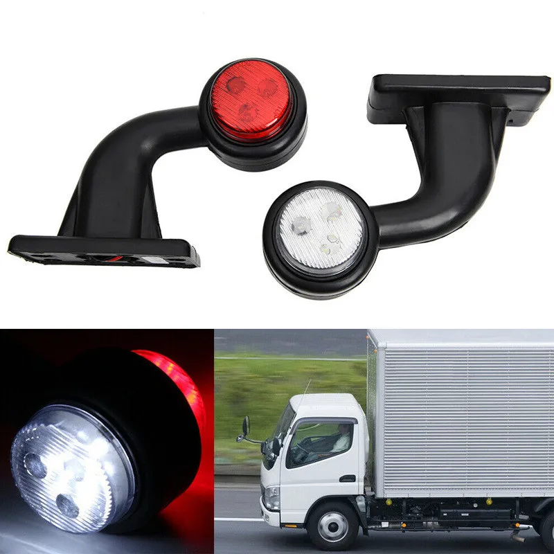 

Side Marked Lamp 12 LED 10V‑30V Elbow Side Marker Indicator Light Lamp Side Marked Lamp for Car Truck Side Marker Lamp