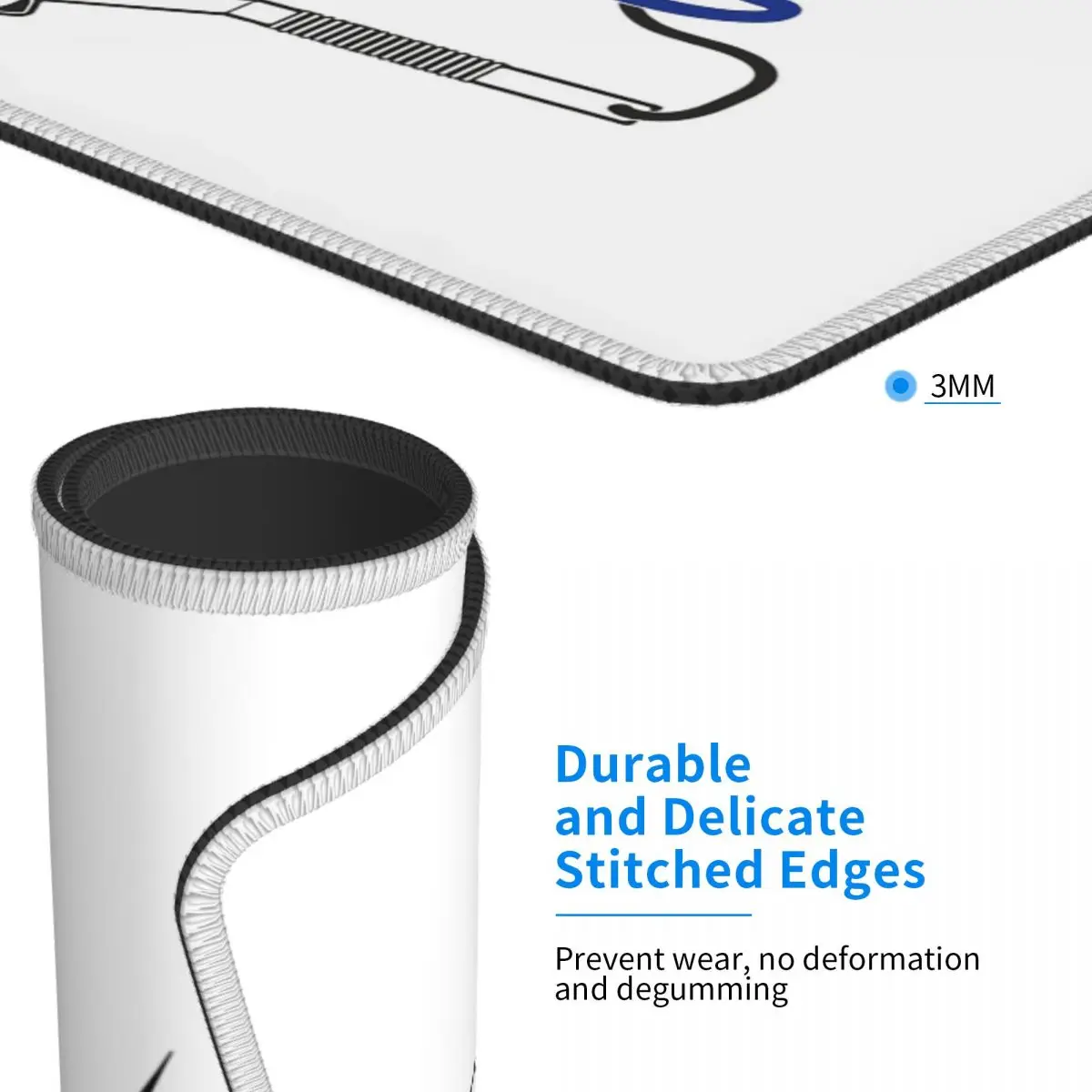 Dentist Dental Teeth Tooth Doctor Funny Gift Mouse Pad Computer Keyboard Mouse Mat Gaming PC Laptop Desk Mat Office Table Mats