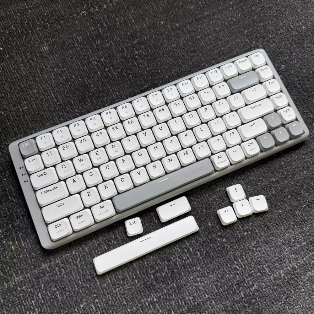 Element E TL84 Low Profile Mechanical Keyboard Wireless Tri-Mode Hot-swap Portable Office Gaming Keyboard for Laptop Mac Win Ios