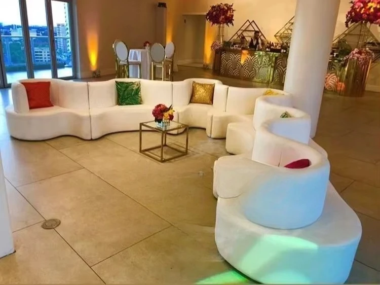 * Wedding Sectional Sofas Hotel Hall Modular Lounge Couch for Party and Event