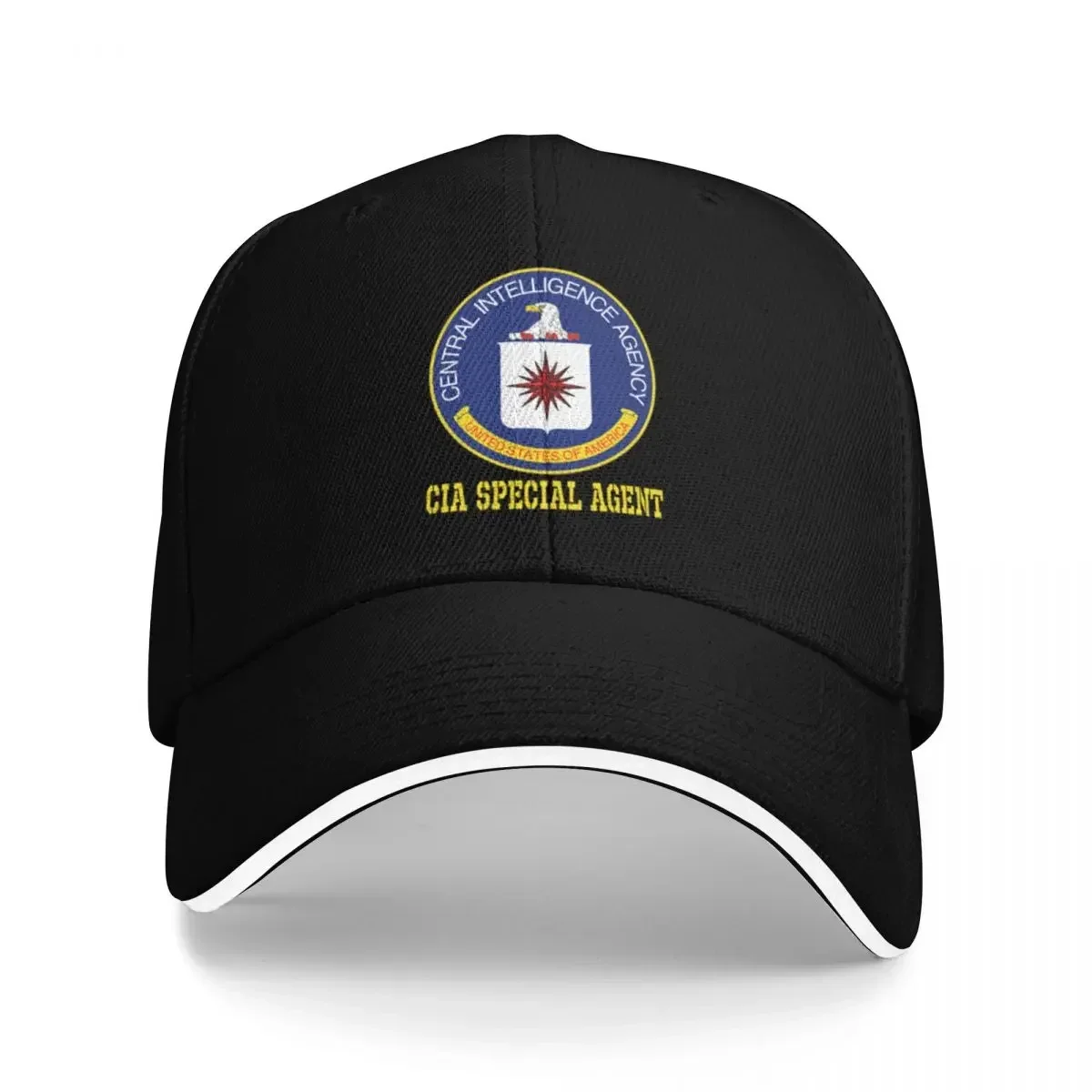 Central Intelligence Agency CIA Baseball Cap Vintage Brand Man Cap Foam Party Hat Caps Male Women's