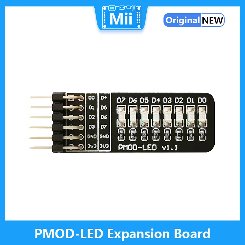 PMOD-LED Expansion Board ICESugar FPGA Expansion Module Standard PMOD Interface 8 bit LED