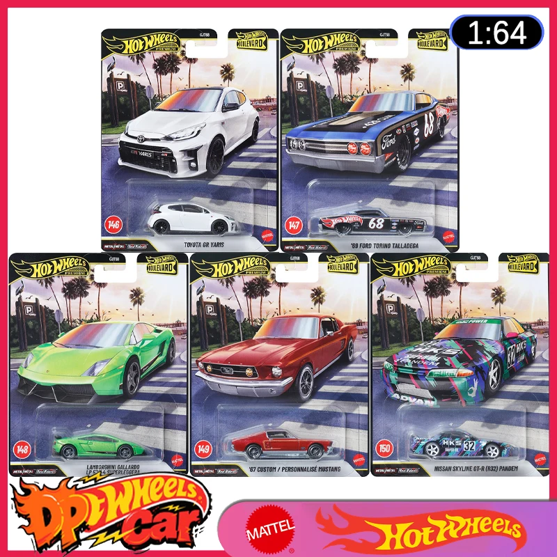 2026 Mattel Hot Wheels Premium Boulevard Series Case G 1:64 Scale Die-Cast Vehicle Model Cars