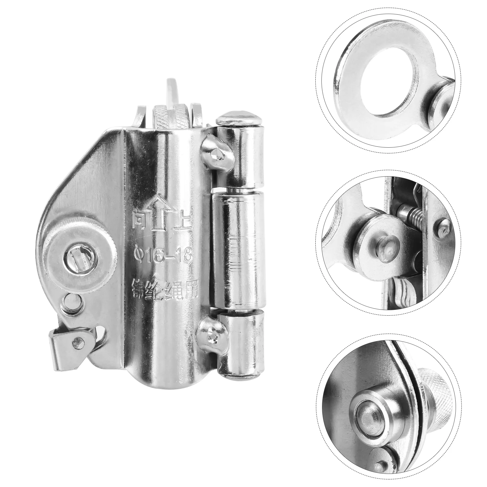 Safety Rope Self-locking Device Metal Equipment Slow down Steel Climbing Forged