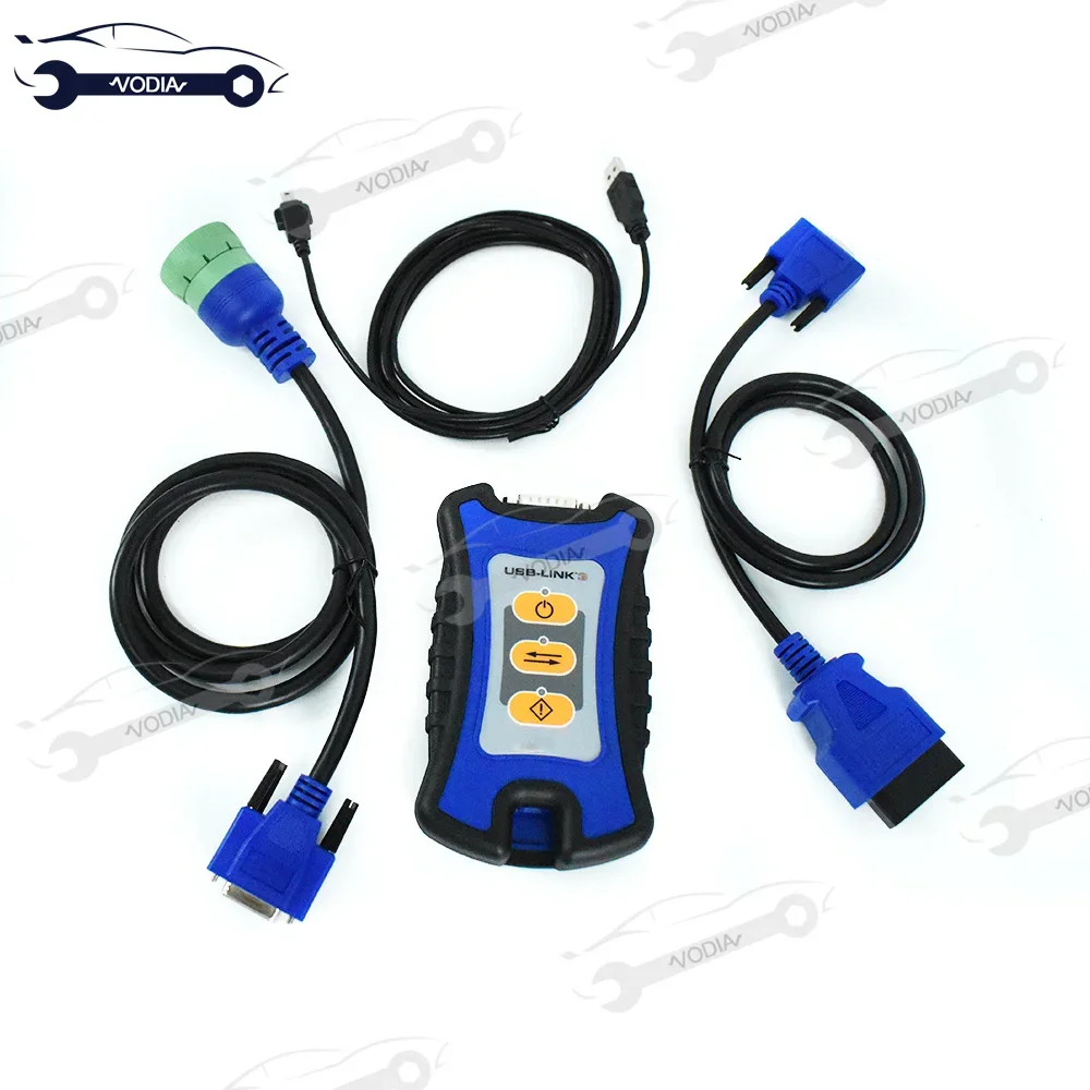 For NEXIQ-3 USB Link Truck diagnostic tools 125032 USB for Caterpillar for Cummins Heavy Duty Truck Scanners USB Link+cf19laptop