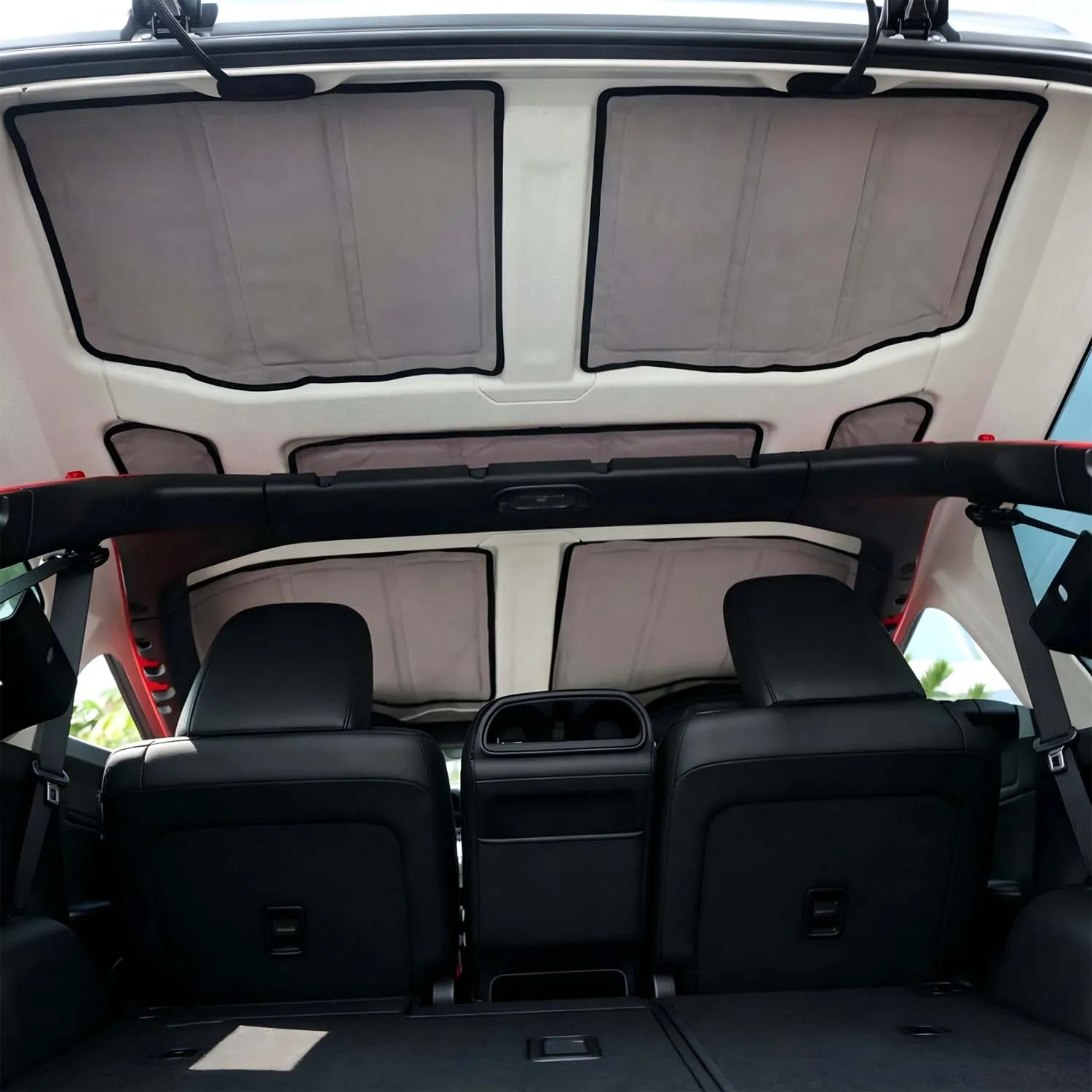 Hardtop Roof Heat Insulation Sound Deadener Cotton For 2018-2025 Jeep Wrangler JL 4 Doors Thermal Noise Reduction Headliner Pad