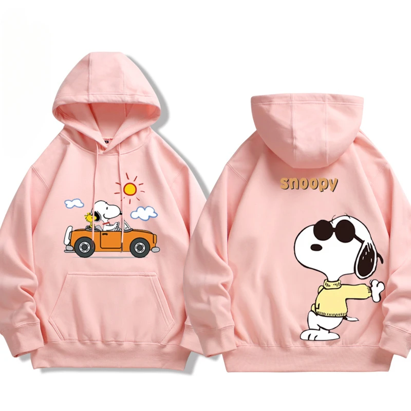 Spring and Autumn Season New Snoopy Hoodies Cartoon Anime Periphery for Men and Women Couple Hooded Hoodie Youth Casual Clothes