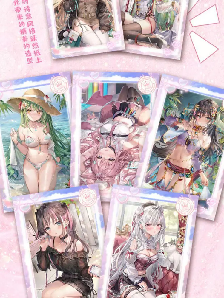 SPRING HEART SPROUT CARD A5 Size Goddess Story Beautiful And Elegant Project Swimsuit Bikini Feast Doujin Toys And Hobby Gift