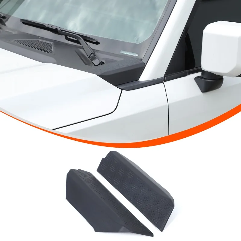 Car Cowl Body Armor Outer Engine Hood Cowling Cover Guard For Toyota Land Cruiser Prado LC250 2024-2026 Exterior Accessories