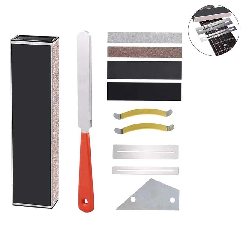 

1 компл. Гриф для гитары Luthier инструмент для гитары Лад коронописный напильник Выравнивающий луч
