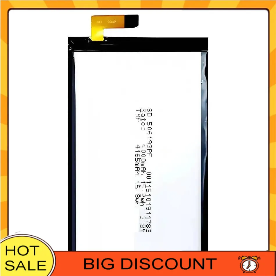 carregamento rápido da bateria 4165Mah do telefone móvel para a capacidade elevada do Elephone P8000