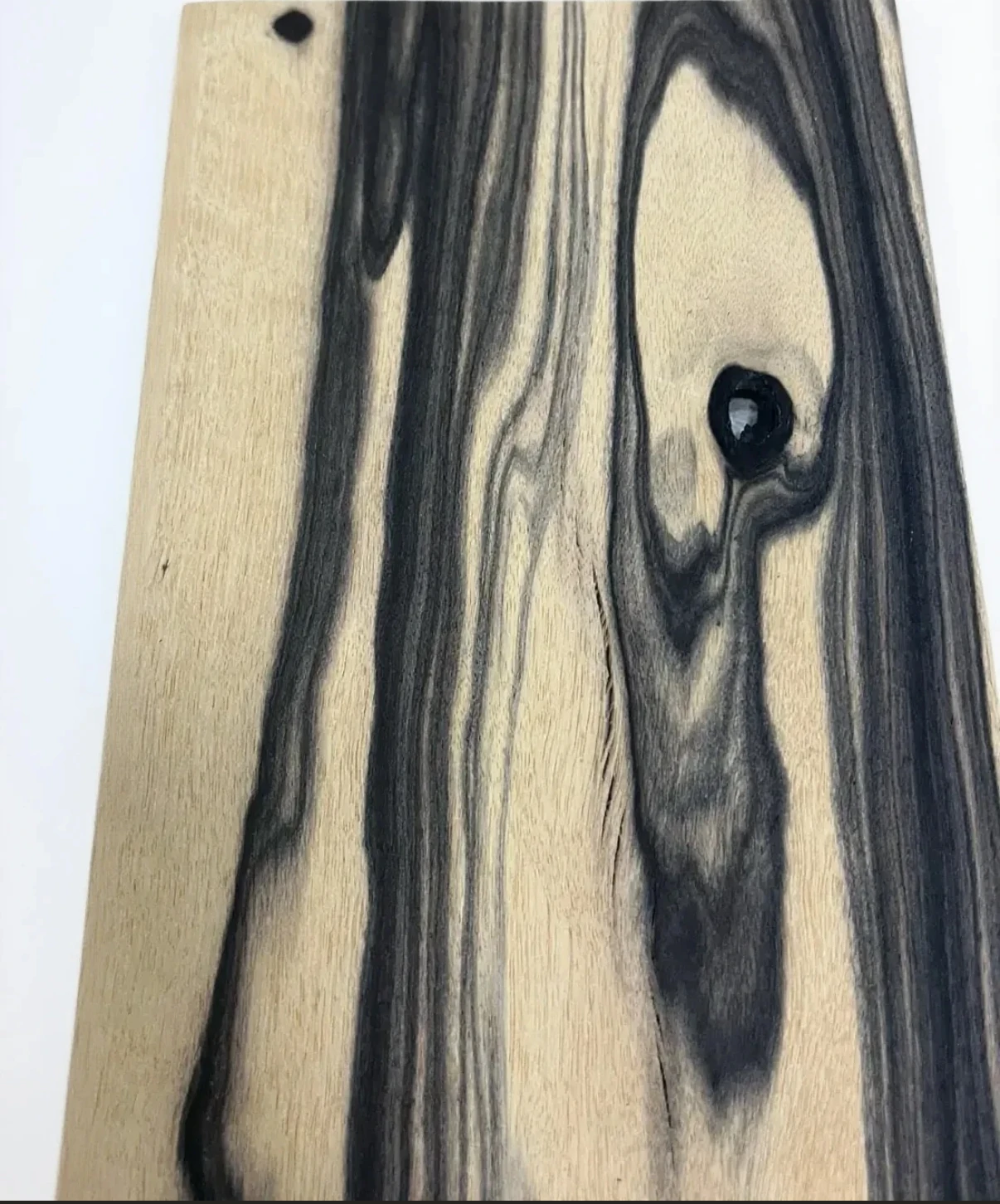

L:1.8x0.15meters 0.5mm thickness Premium Natural 'Ink-Painting Figured Ebony Wood Veneer Thin wood sheet