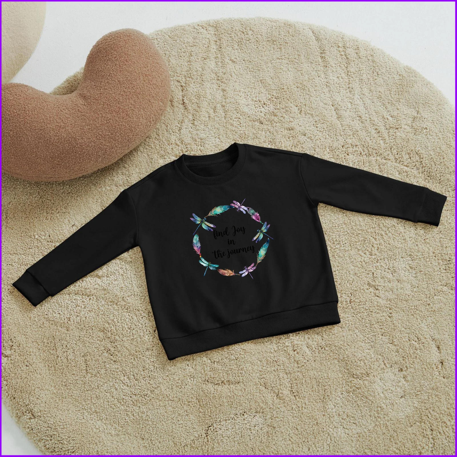 Find Joy In The Journey Sja904 Kids Boys Girls Hoodies Sweatshirts Children'S Baby Clothes Hoodies Clothing Sweatshirts Tops2024