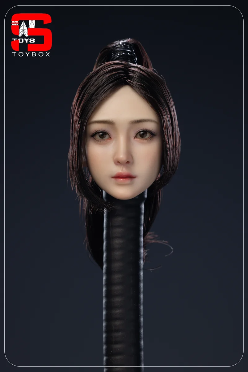 1/6 skala Xiaoru ruchome oczy głowa rzeźba Model ciężki/lekkie makijaż Fit 12 ''figurka żołnierza lalki ciała
