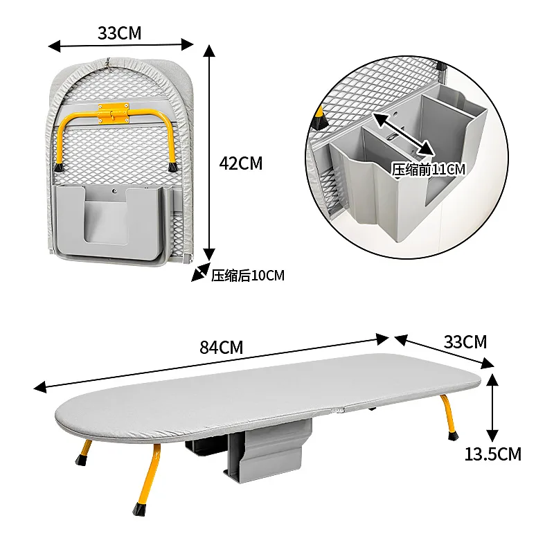 Suitable for IroningBoard Household Foldable Desktop Ironing Board Iron Ironing Pad Desktop Mini IroningTable