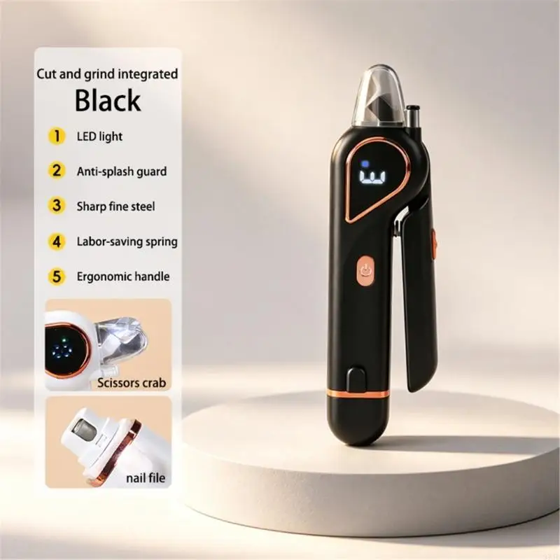 3-Level, Dog, and Rabbit Filing Device with LED Speed Display, Task Light, and Low-Noise Motor for Routine Grooming 37JD