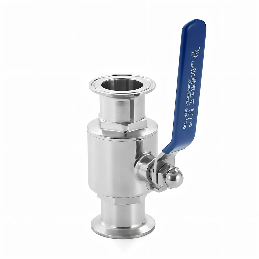 Tri-Clamp-Ferrule, gerader Durchgang, schneller Kugelhahn – 304/316L, korrosionsbeständig, für 19 mm (3/4 Zoll) und 1–2 Zoll Homebrew-Lebensmittelverarbeitung – Detail 5