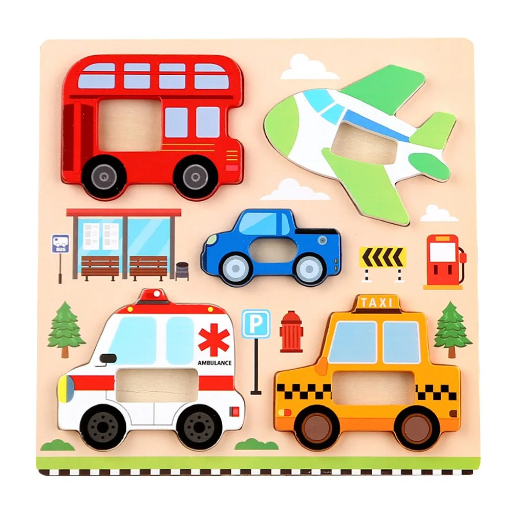 

3D деревянные пазлы, серия милых животных, портативные интеллектуальные головоломки, игрушки, безопасные головоломки с мультяшными животными, детские развивающие игрушки