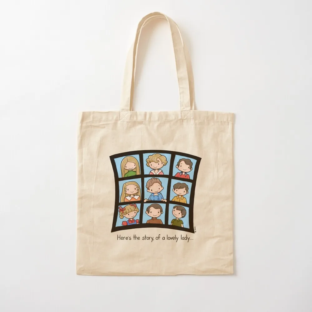 

The Brady Bunch Tote Bag female bag sacs de shopping Cloth bag Canvas Canvas Tote