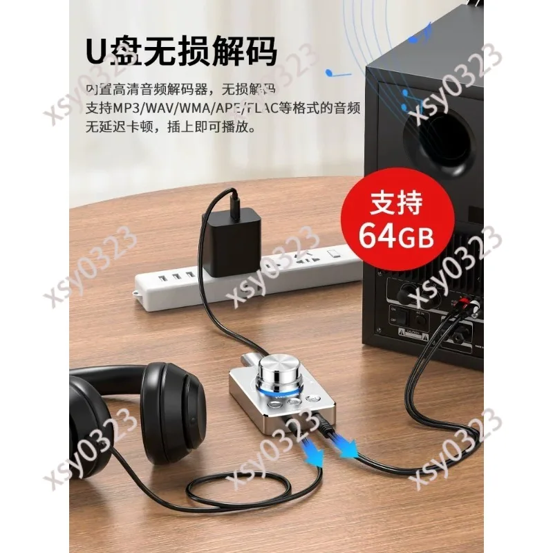 USB Volume Control Knob Wired Audio Regulator, Lossless Sound for PC Speaker