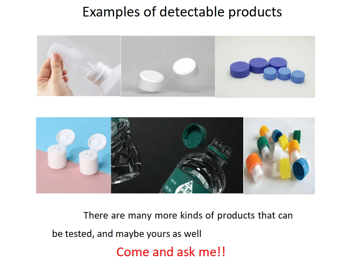 Immagine 7: Macchina per l'ispezione delle difetti del coperchio in plastica calibro 38 mm - Apprendimento profondo AI, 1 anno di garanzia