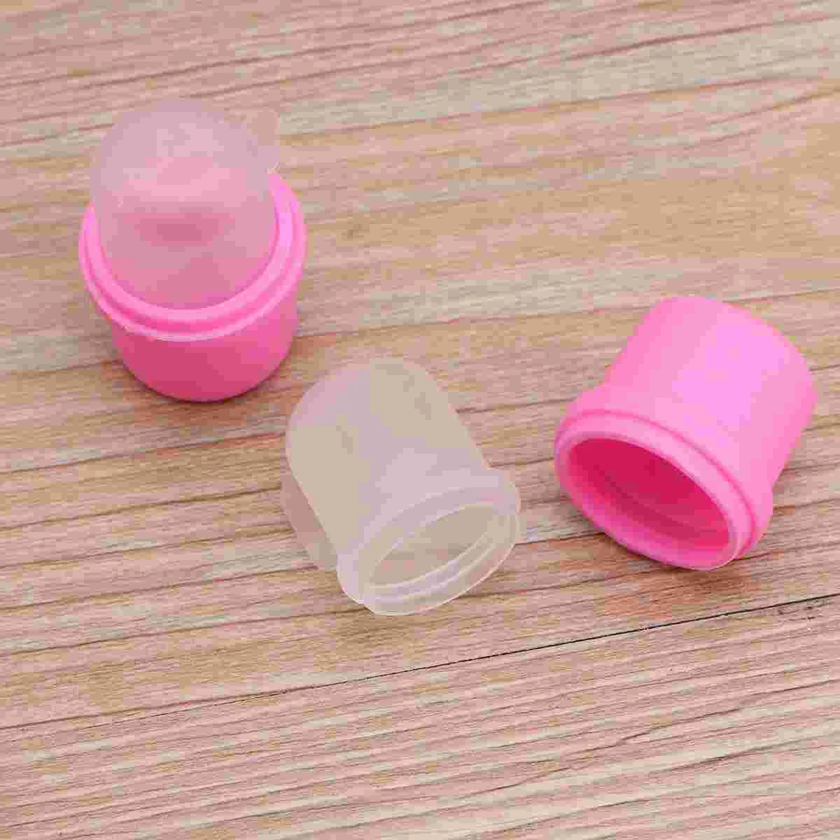 10 Pcs Nail Polish Removing Covers Reusable Soak Off Silicone Caps for UV Gel Removal Manicure Tools Save Money