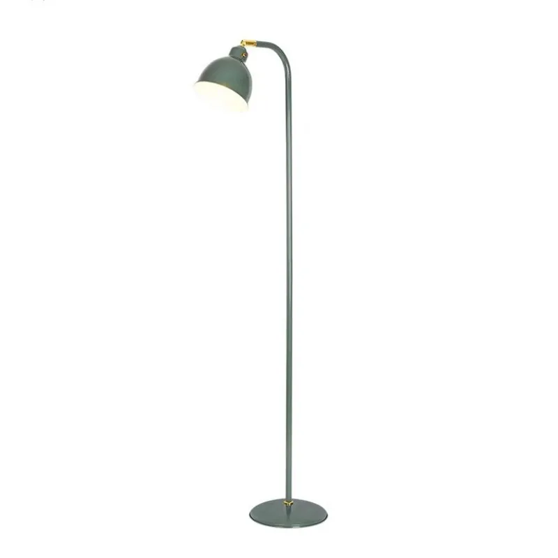 American retro living room sofa decorative lamp, high-end study reading floor lamp c