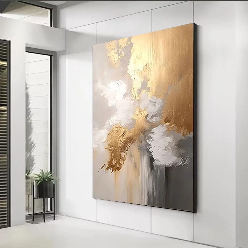 

Nordic Original Abstract Painting Modern Wall Art Large Canvas Picture Hand Painted Oil Paintings Decor Living Room Luxury Mural