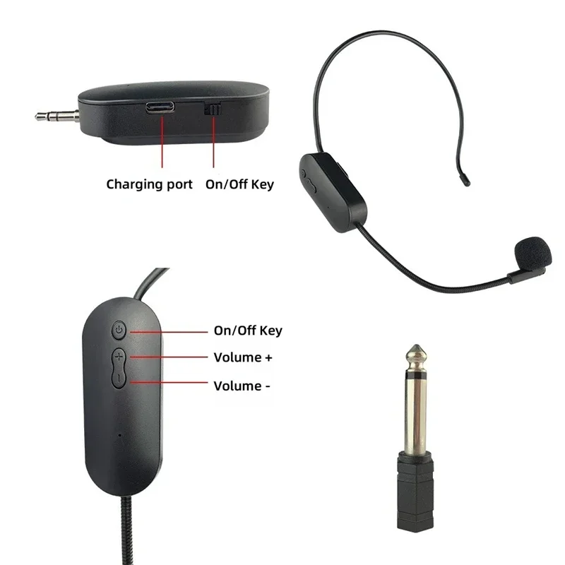 ميكروفون عقال لاسلكي احترافي لتعليم تضخيم مرحلة الأداء محاضرة المعلم بلوتوث كارت الصوت هيئة التصنيع العسكري