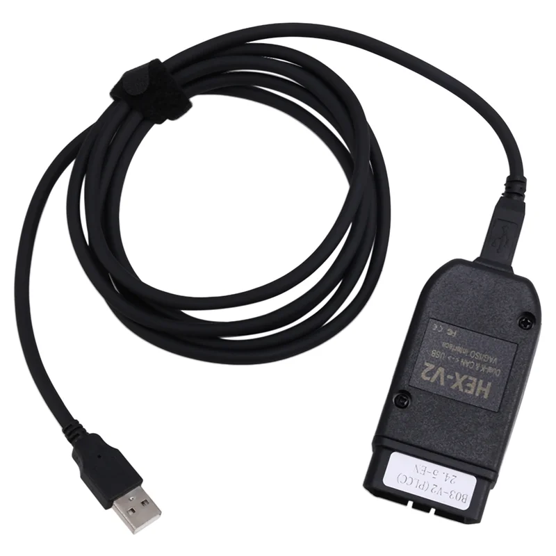 

AS- HEX-V2 VCDS 24.5 ATMEGA162 5054 USB 2.0 Interface For VW Skoda Seat 1996-2017 English Version