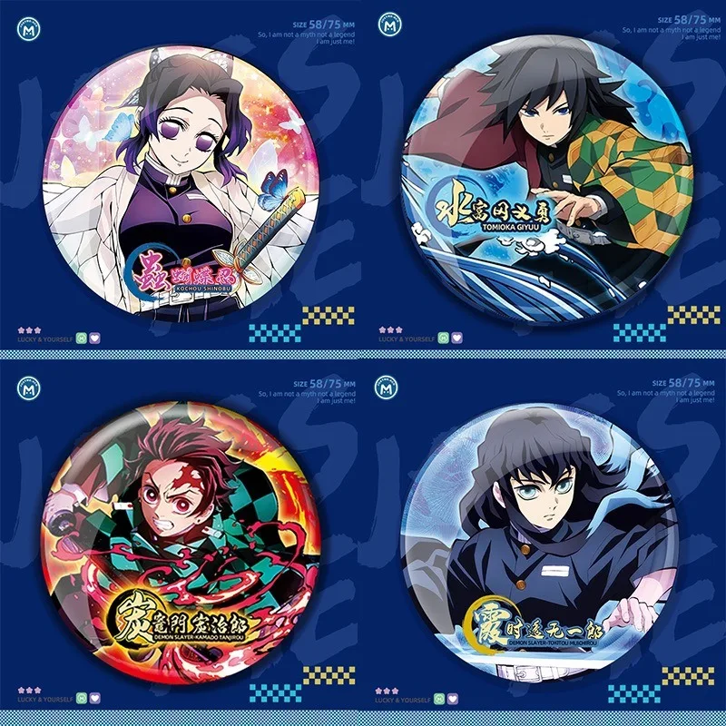 Anime „Blade of Ghost Extinction“ Küchentür Tanjiro Abzeichen Mode Cartoon Brosche Pin, Fans rund um die Sammlungsedition