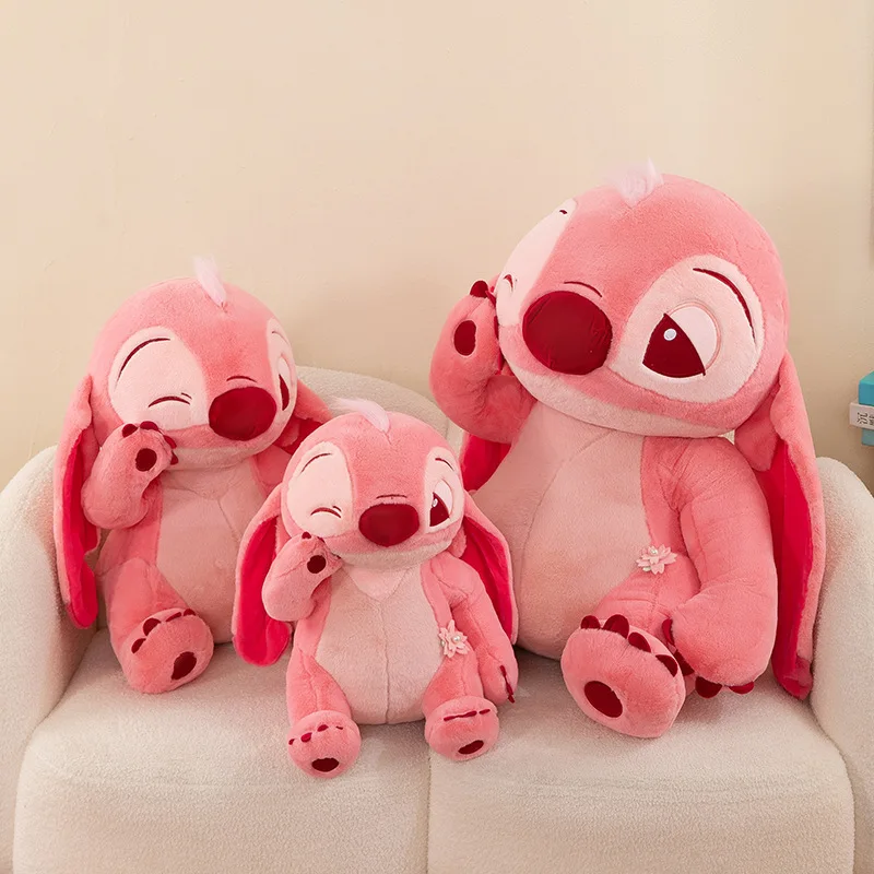 

Disney Stitch Plush Toy, Pink, 30cm Cartoon Figure, Decorative Ornament, Children's Cartoon Doll, Birthday/Christmas Gift