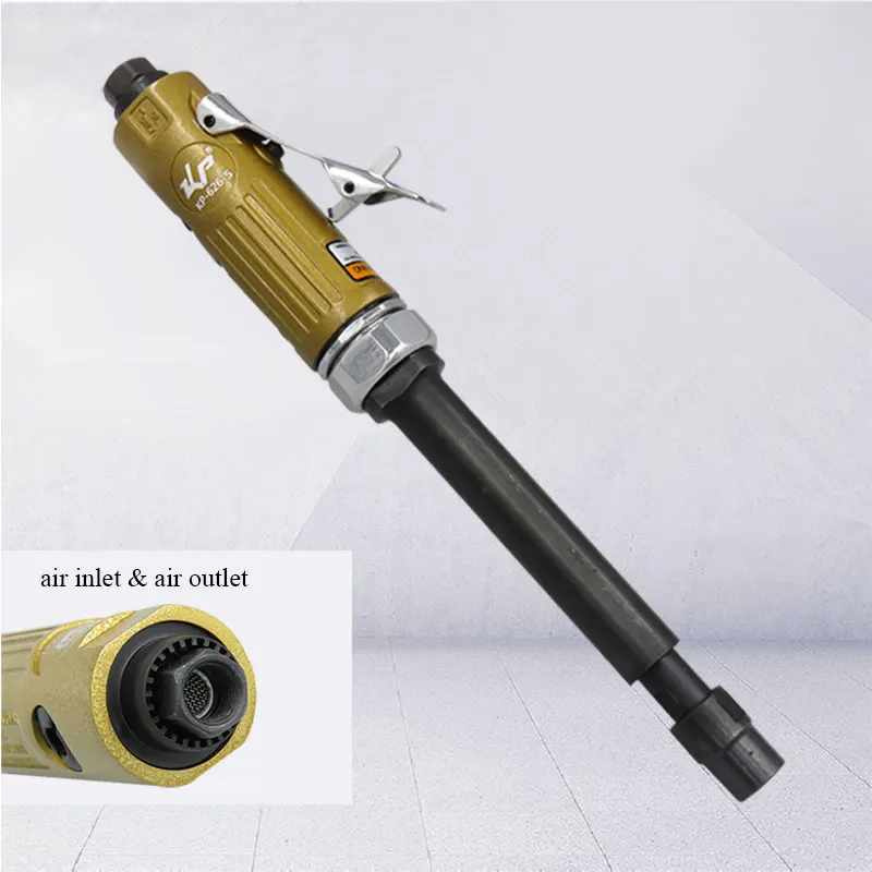 KOPO Extended Pneumatic Die Grinder Extended 3mm 6mm Air Grinding Mill Engraving Tool Polishing Carving Machine