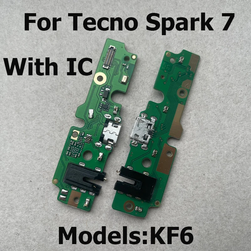 USB Charging Dock Port Socket Jack Plug Connector Charge Board For Tecno Spark 7 Pro 7T KF6 Flex Cable