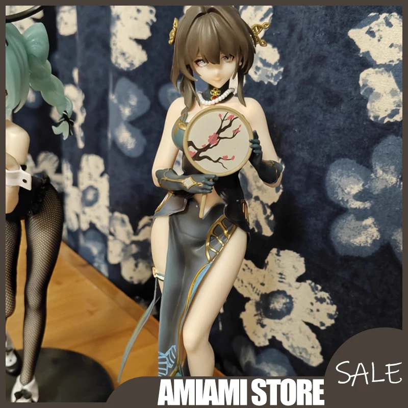 

24cm Honkai Star Rail Ruan Mei Figure Chinese Qipao Dress Ver. Statue Anime Girl Model Desktop Decor Collectible Model Doll