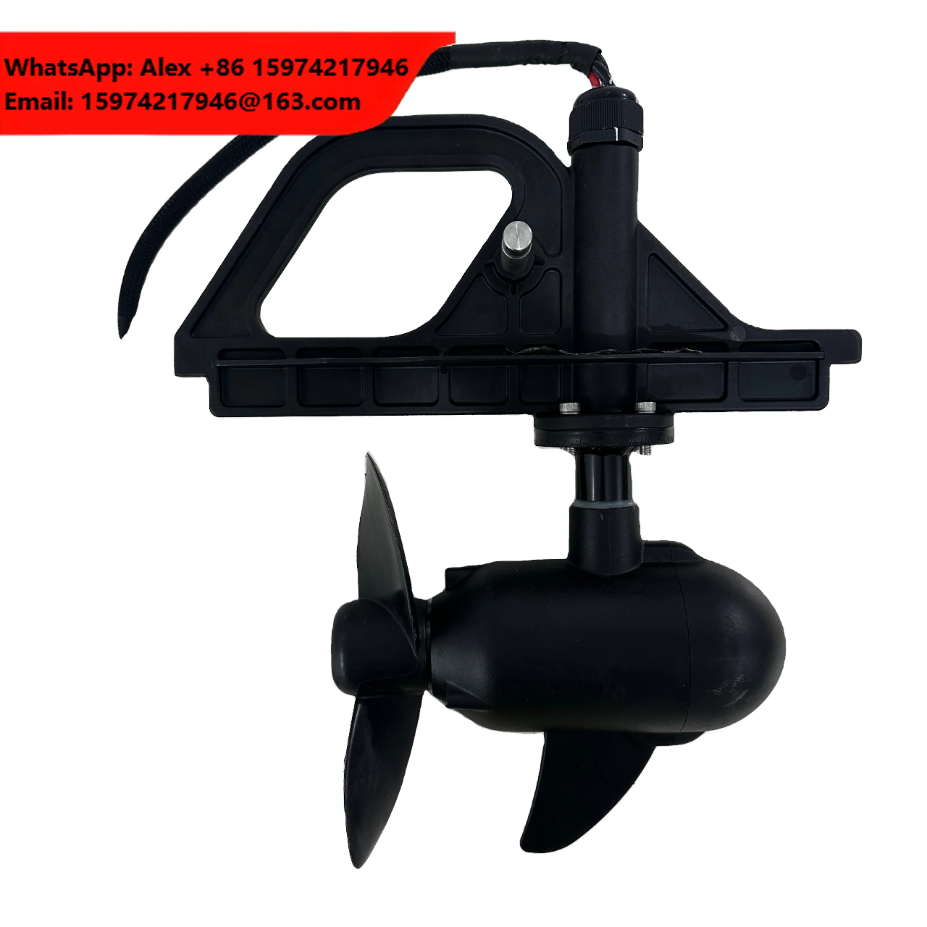 LSF Aluminum 55LBS/65LBS 12V/24V Electric Trolling Motor For Kayak Diver Use High Speed & Easy Operation