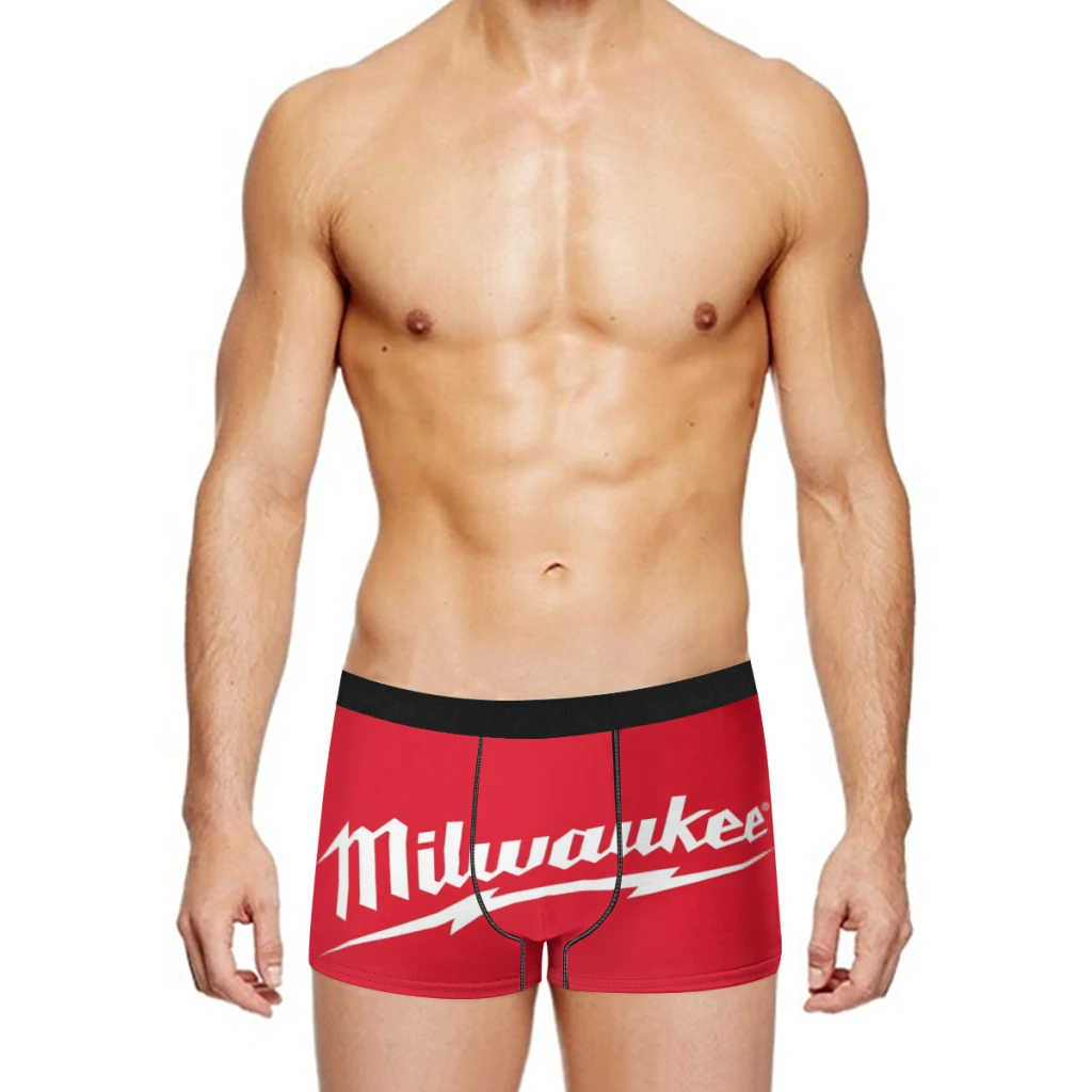 Milwaukee Milk Silk-bóxer para hombre, ropa interior, calzoncillos, pantalones cortos