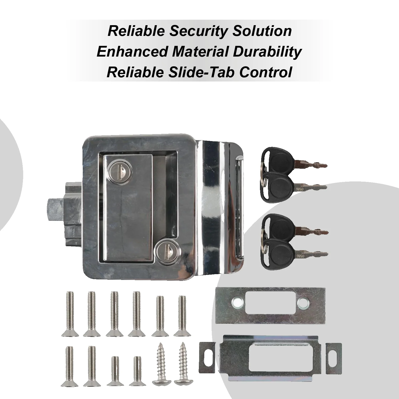 

Rv Door Latch Metal Portable Security Hardware Rv Entry Door Lock With Paddle Deadbolt For Motorhome Hauler Campervan Truck