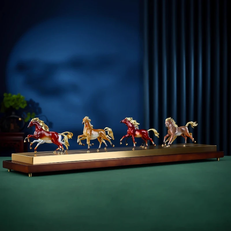 

Brass ornaments are a success, living room entrance office desktop decorations