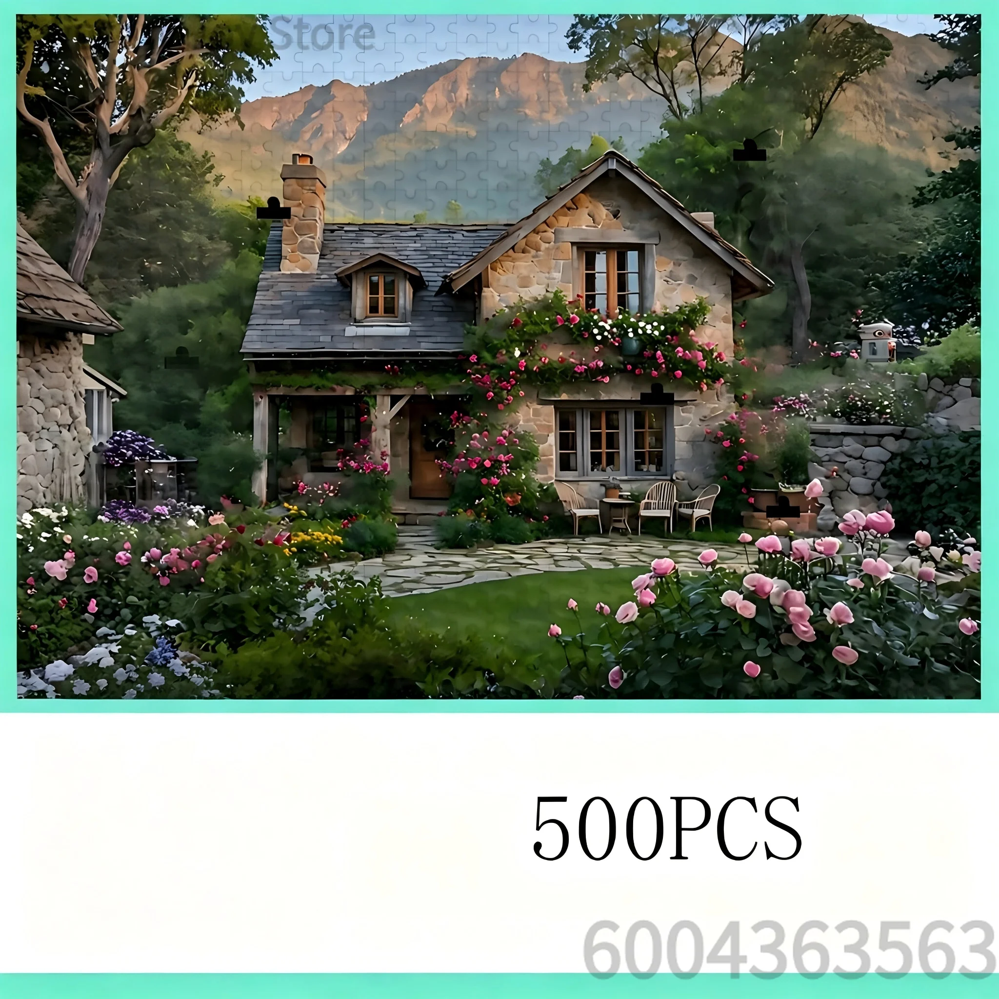 Adult Puzzle 500-2000pcs Fantasy Landscape Colorful Nature Cartoon Owl Family Oil Painting Style Educational Game Family Present