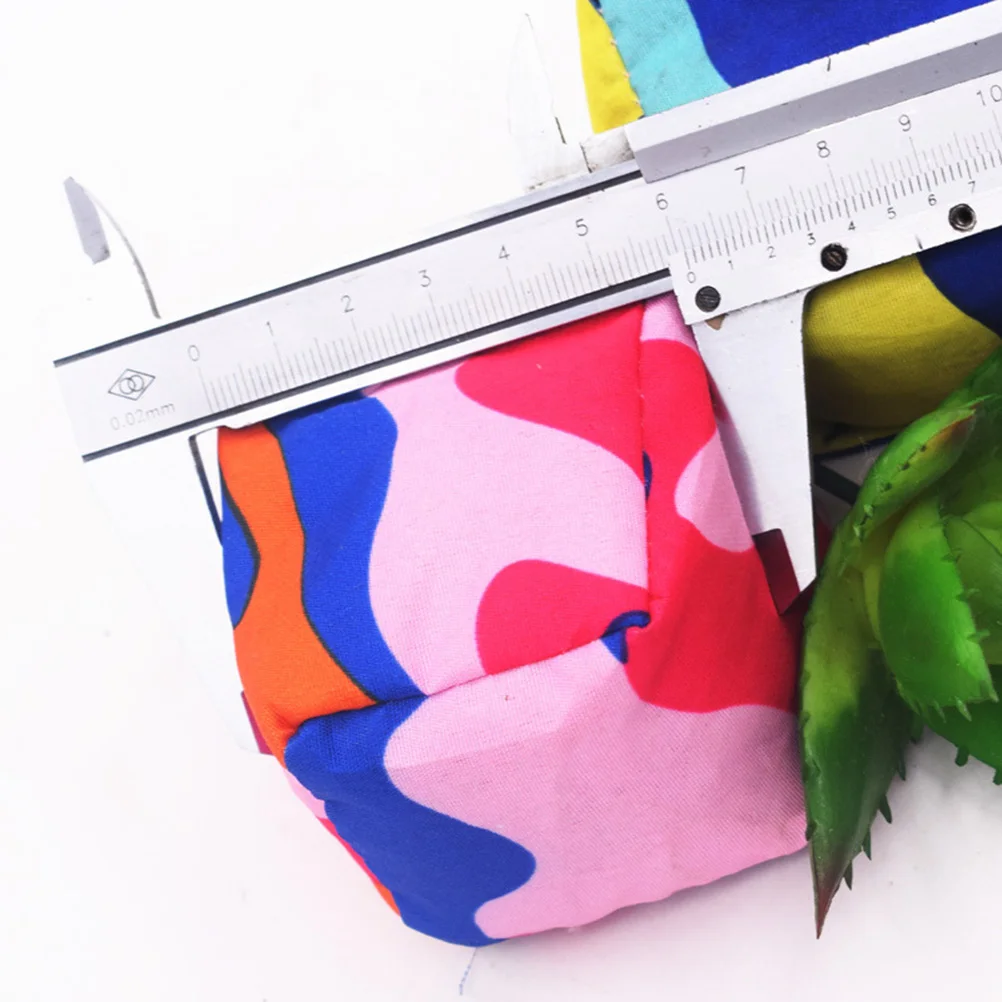 

10 PCS Sandbag Toy Cloth Material Bags Kids Earthbags Fabrics Colorful for Bamboo Toys