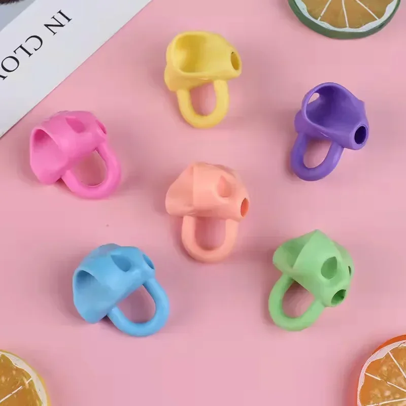 4pcs Three-Finger Children Pencil Pen Holder Silicone Student Posture Correct Learning Writing Tool Correct Device