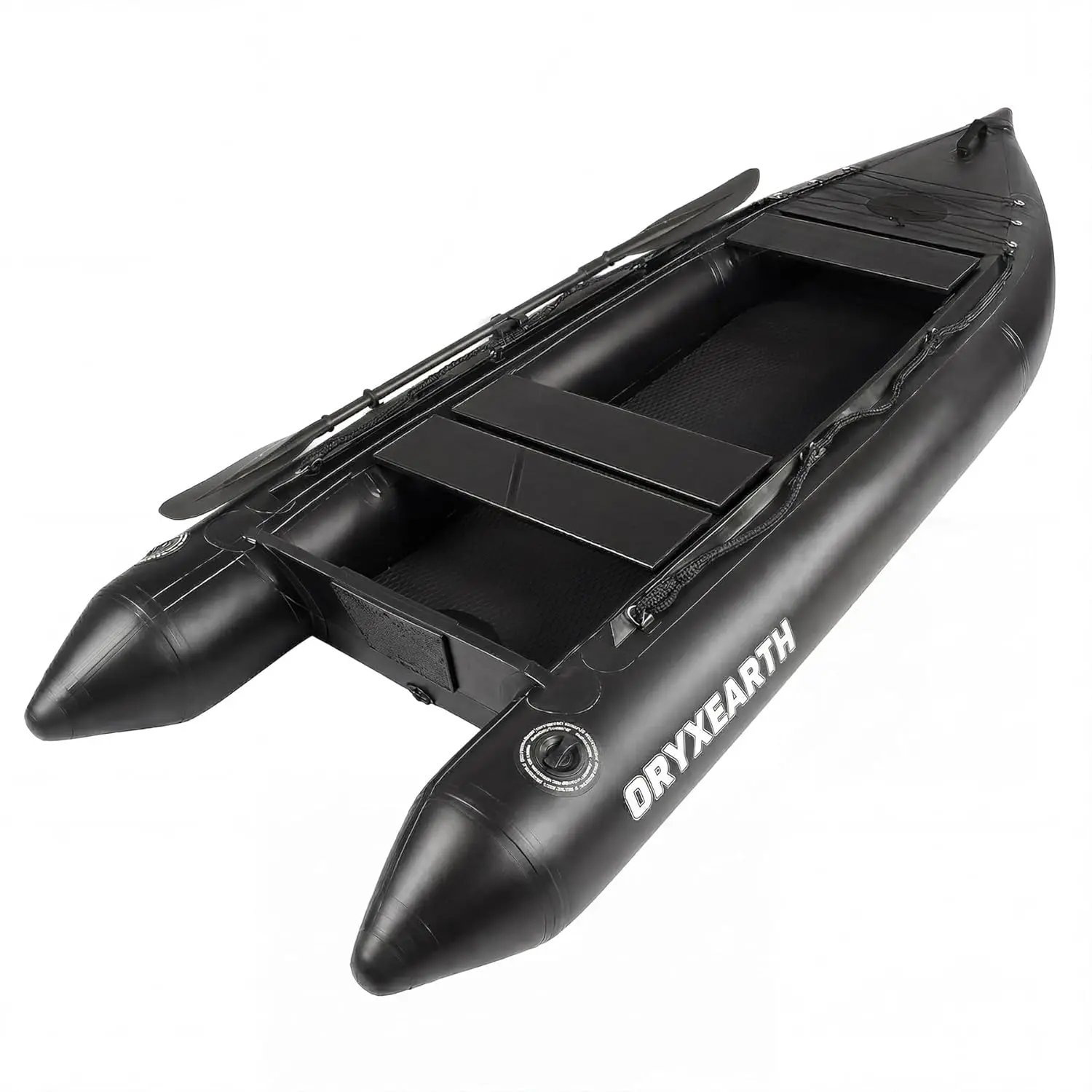 

10.8ft Inflatable Dinghy Boat for Adults, Portable Fishing Kayak Raft with Inflation Accessory, Aluminum Alloy Seat,, Custom