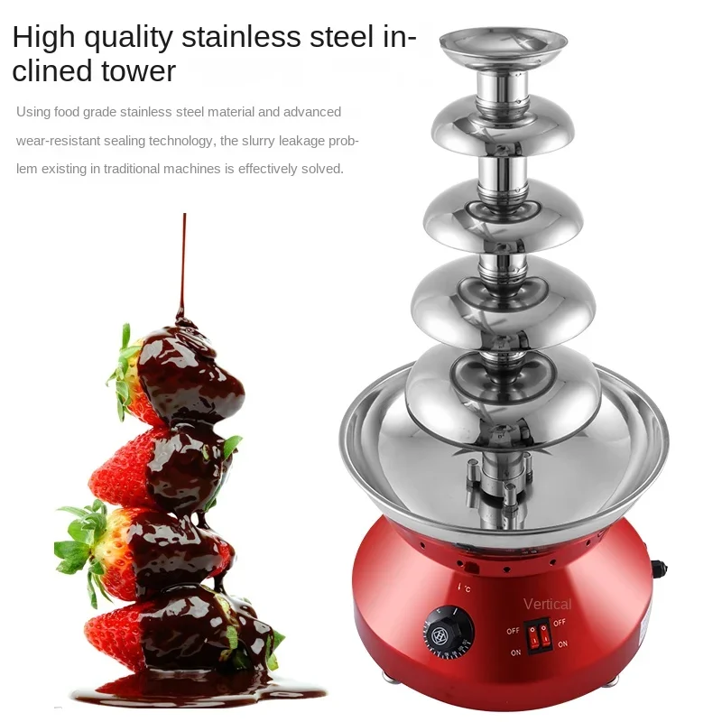 Five Layers Chocolate Fountain Fully Automatic