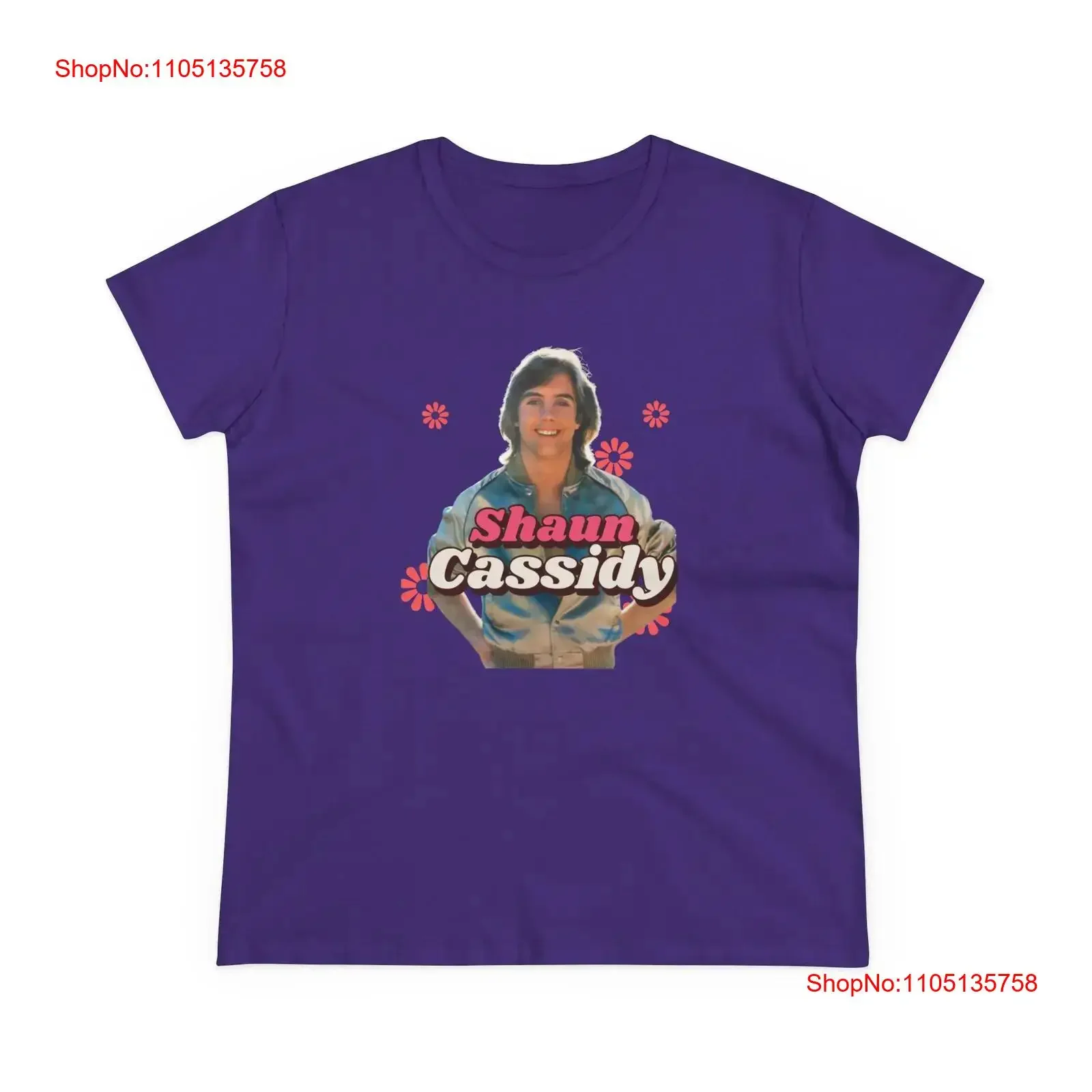 Shaun Cassidy Vintage Womens T Shirt Retro for Fans 70s Nostalgia vintage Washed Casual designer clothes homme Comfortable