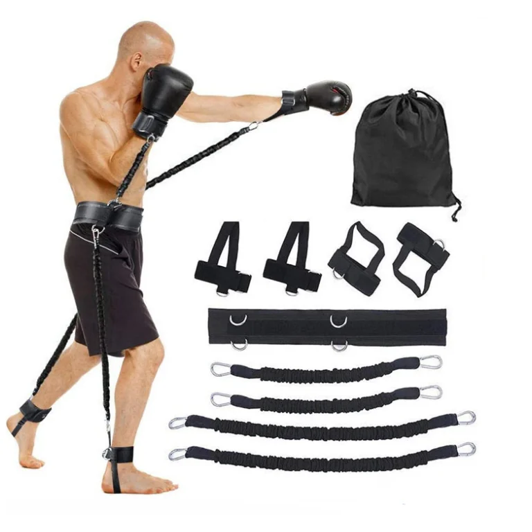 

Home Gym Adjustable Bounce Leg Strength Boxing Training Latex Resistance Ropes Set MMA Vertical Jumping Trainer 2025