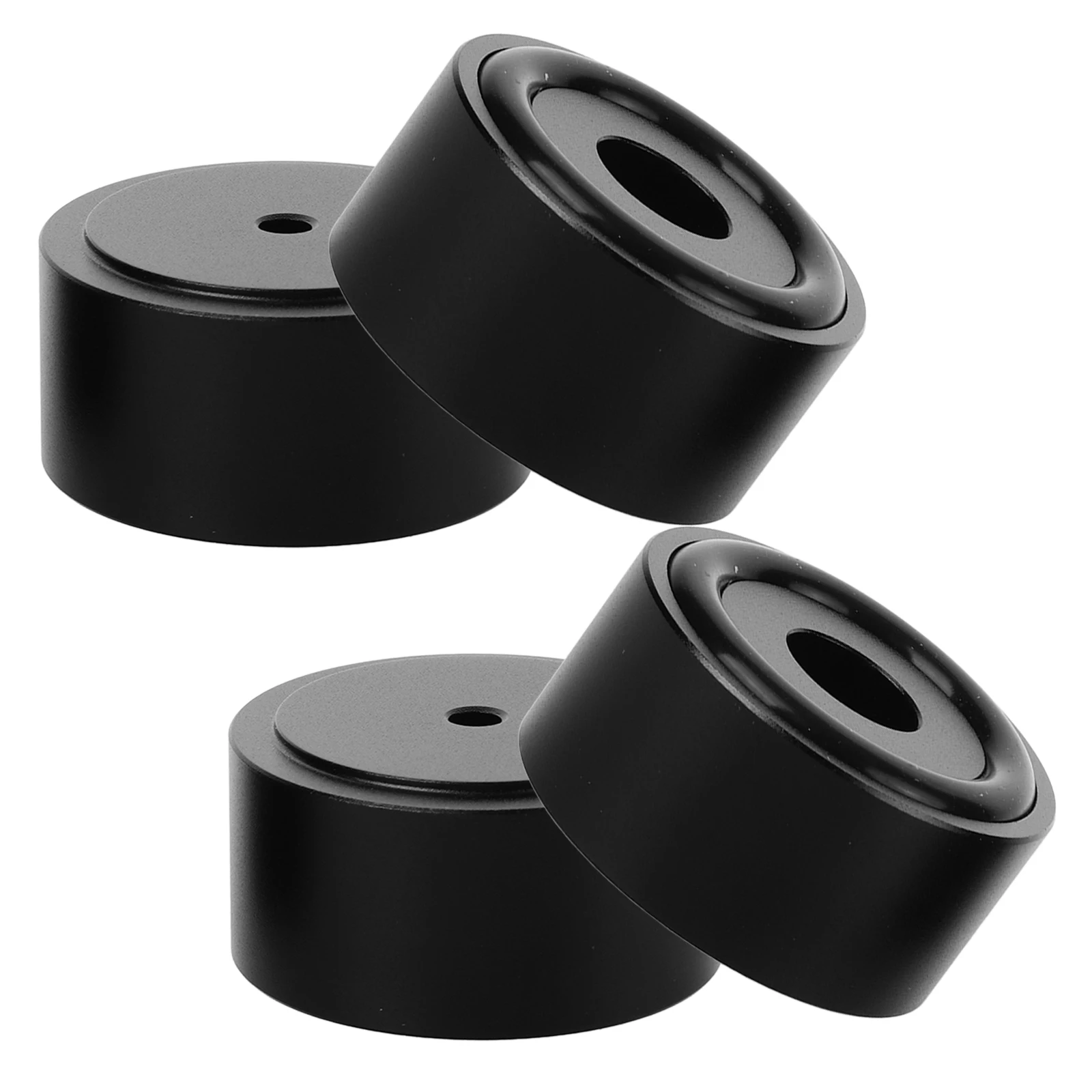 

4pcs Acoustic Aluminum Alloy Isolation Feet Shock Absorber Pads for Audio Speaker Cabinet Base Vibration Damping Pad