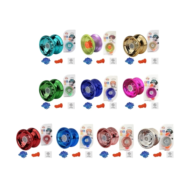 Yoyo Profesional Con Luz LED – YoYo De Plástico Iluminado En Azul Para Niños Y Adultos, Entrena Coordinación Y Motricidad